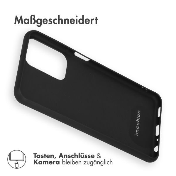 imoshion Color TPU Hülle Schwarz für Samsung Galaxy A23 (5G) - Schwarz