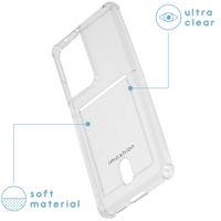 imoshion Soft Case Back Cover mit Kartenfach Samsung Galaxy S21 Ultra - Transparent