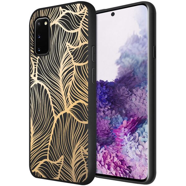 imoshion Design Hülle Samsung Galaxy S20 - Golden Leaves