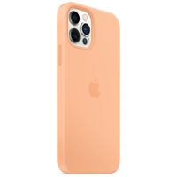 Apple Silikon-Case MagSafe Apple iPhone 12 (Pro) - Cantaloupe