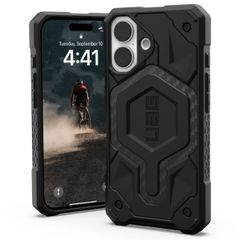 UAG Monarch Backcover für das iPhone 16 - Carbon Fiber