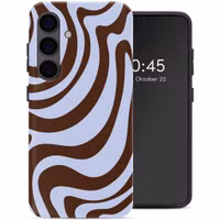Selencia Vivid Rückabdeckung mit MagSafe Samsung Galaxy S24 - Dream Swirl Chocolate
