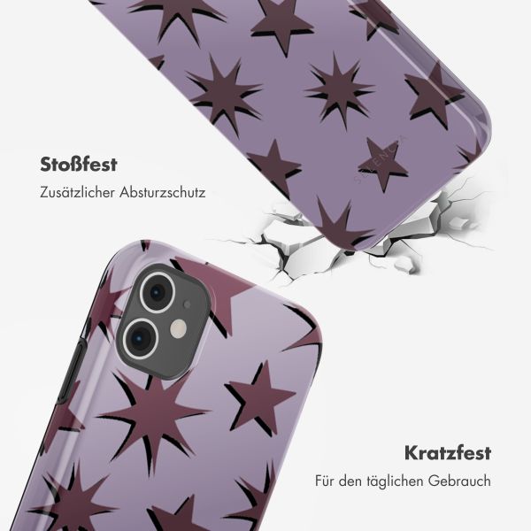 Selencia Vivid Back Cover Apple iPhone 11 - Stars Plum Lilac