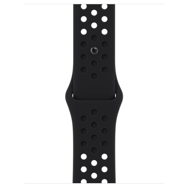 Apple Nike Sport Armband für das  Apple Watch Series 1 t/m 9 / SE (38/40/41 mm) | Series 10 / 11 (42 mm) - Schwarz