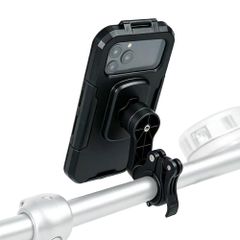 imoshion Premium Fahrrad-Handyhalterung - Spritzwassergeschützt - 360° drehbar - Universal - Schwarz