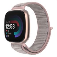 imoshion Nylonband mit Klettverschluss für die Fitbit Versa 3 / 4 - Rosa