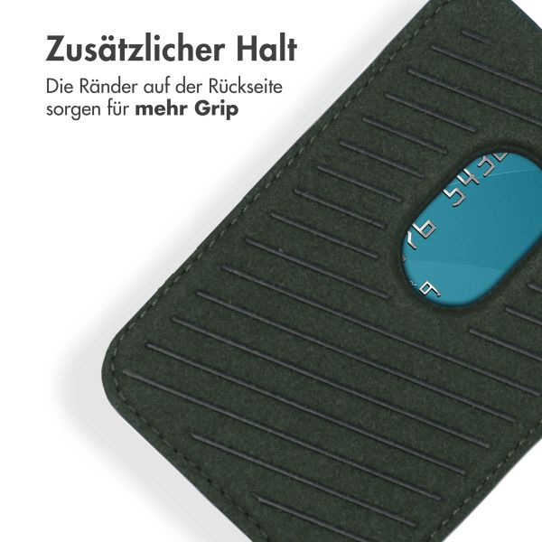 Accezz Leather Cardholder MagSafe - Kartenhalter mit MagSafe - Cedar Green