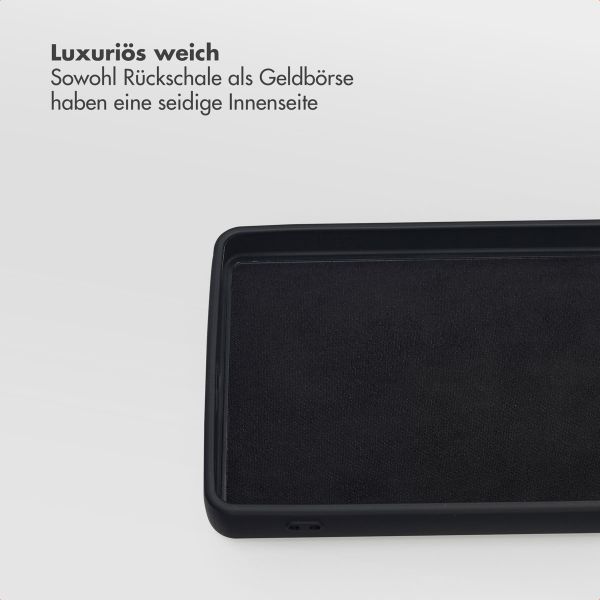 Selencia Olyn Abnehmbare Bookcase mit MagSafe Samsung Galaxy S24 Ultra - Schwarz