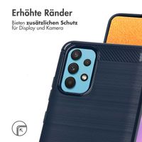 imoshion Brushed Back Cover Samsung Galaxy A32 (4G) - Dunkelblau