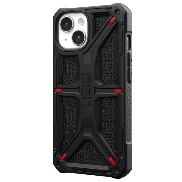 UAG Monarch Backcover für das iPhone 15 - Kevlar Black