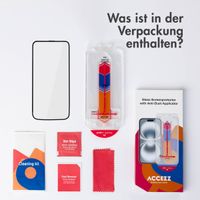 Accezz Gehärteter Glas-Schutz + Applikator Apple iPhone 17e / 16e / 14 / 13 / 13 Pro