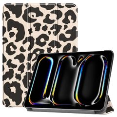 imoshion Design Trifold Klaphülle Apple iPad Pro 11 (2024) M4 - Leopard