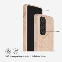 Selencia Aurora Fashion Back Case für das Samsung Galaxy A33 - ﻿Strapazierfähige Hülle - 100 % recycelt - Earth Leaf Beige