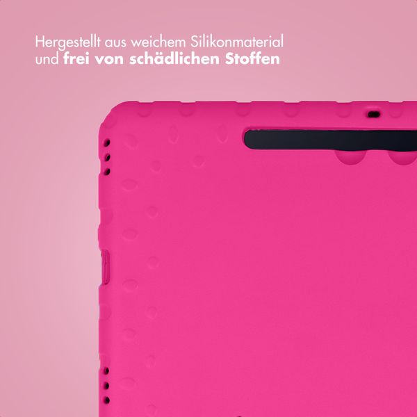 imoshion Schutzhülle mit Handgriff kindersicher Samsung Galaxy Tab S8 Plus / S7 Plus / S7 FE 5G - Rosa