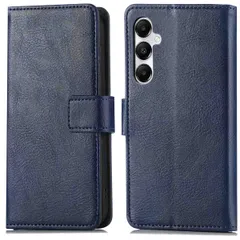 imoshion Luxuriöse Klapphülle Samsung Galaxy A55 - Dunkelblau