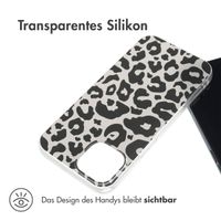imoshion Design Hülle Apple iPhone 14 - Leopard Transparent