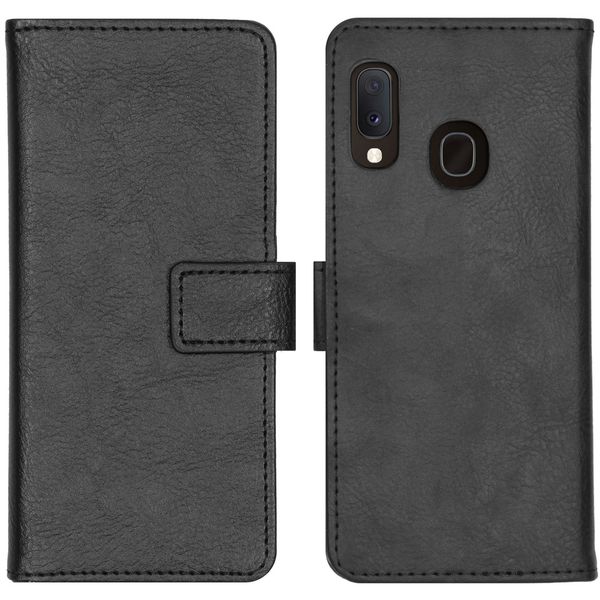imoshion Luxuriöse Klapphülle Samsung Galaxy A20e - Schwarz