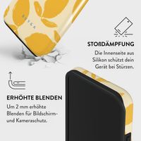 Burga Tough Back Cover für das Apple iPhone 15 - Lemon Tart