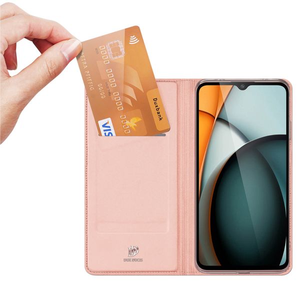 Dux Ducis Slim TPU Klapphülle für das Xiaomi Redmi A3 - Rose Gold