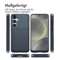 imoshion Backcover mit Kartenfach Samsung Galaxy S25 - Dunkelblau