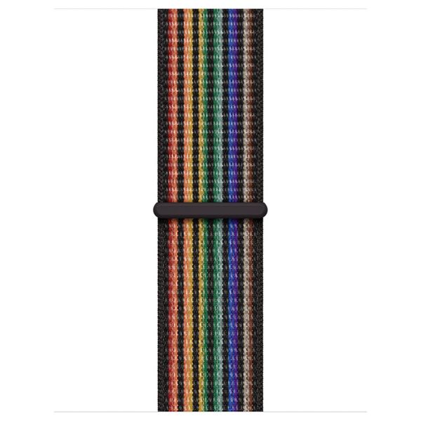 Apple Nike Sport Loop Armband für das  Apple Watch Series 1 t/m 9 / SE (38/40/41 mm) | Series 10 / 11 (42 mm) - Rainbow Pride