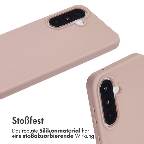 imoshion SilikonHülle mit Band Samsung Galaxy A37 (5G) - Sand Pink