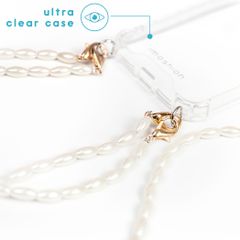 imoshion Handykette mit Perlen + Handgelenkschlaufe Apple iPhone X / Xs - Transparent