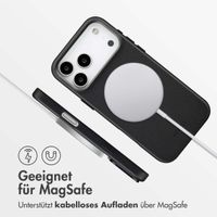 Accezz MagSafe Leather Backcover Apple iPhone 17 Pro Max - Onyx Black