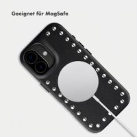 Selencia Studs Backcover mit MagSafe Apple iPhone 17 - Velvet Black