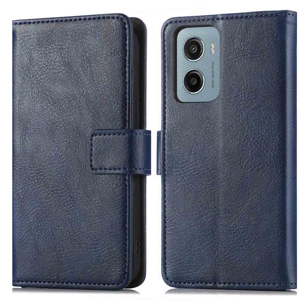 imoshion Luxuriöse Klapphülle Motorola Moto G05 / E15 - Dunkelblau