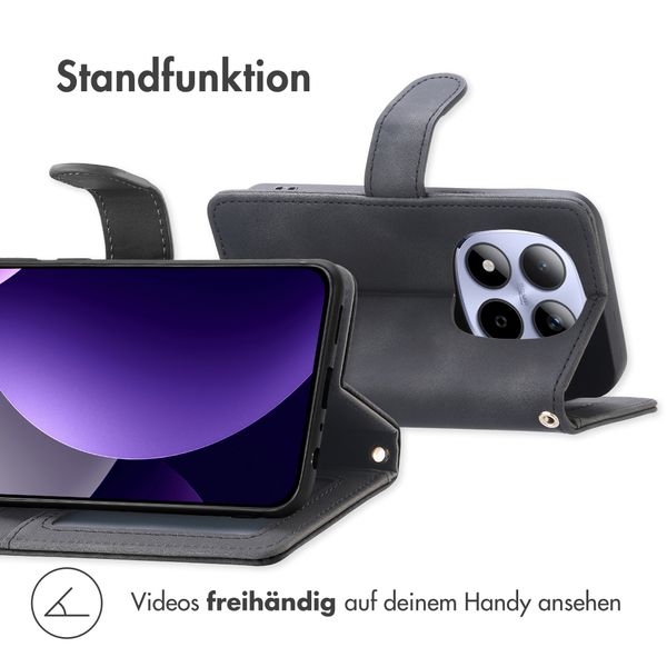 imoshion Klapphülle mit Kordel Xiaomi Redmi Note 15 Pro Plus (5G) - Schwarz