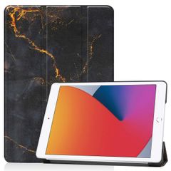 imoshion Design Trifold Klaphülle Apple iPad 9 (2021) 10.2 Zoll / iPad 8 (2020) 10.2 Zoll / iPad 7 (2019) 10.2 Zoll - Black Marble