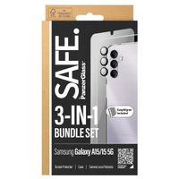 SAFE by PanzerGlass 3-in-1-Schutzpaket - Hülle + Schutzfolie + Kameraschutz für das Samsung Galaxy A15 (5G/4G)