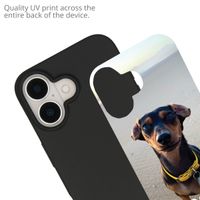 Gestalte deine eigene Apple iPhone 16 Plus Gel Hülle - Schwarz