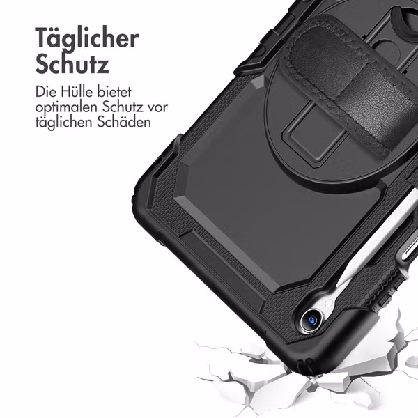 Accezz Robustes Back Cover mit Schultergurt Samsung Galaxy Tab S11 Ultra - Schwarz