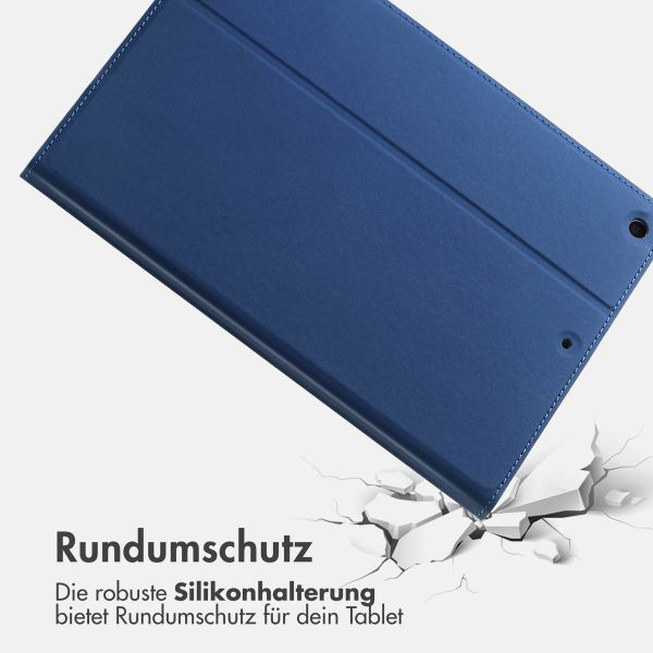 Accezz Classic Tablet Case für das iPad 9 (2021) / iPad 8 (2020) / iPad 7 (2019) 10.2 Zoll - Dunkelblau