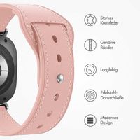 imoshion Lederarmband für die Samsung Galaxy Watch Ultra (2024/2025) - Rosa