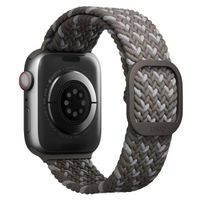Uniq Aspen Designer Edition Geflochtenes Armband für das  Apple Watch Series 1 t/m 11 / SE / Ultra (44/45/46/49 mm) - Pebble Grey