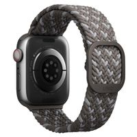 Uniq Aspen Designer Edition Geflochtenes Armband für die Apple Watch Series 1 bis 10 / SE / Ultra (2) (44/45/46/49 mm) - Kieselgrau