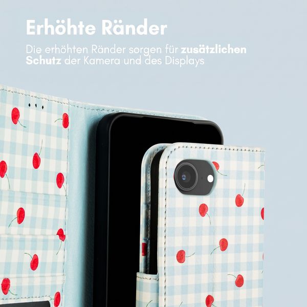 imoshion Design Klapphülle Apple iPhone 17e / 16e - Cherry Check