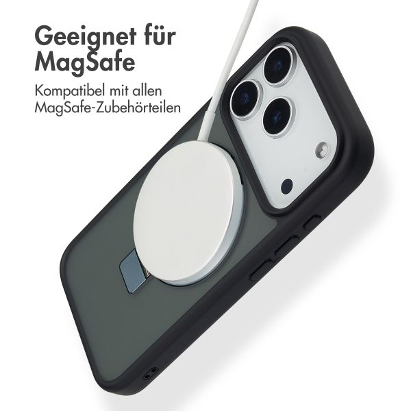 Accezz Ring Stand Backcover mit MagSafe Apple iPhone 17 Pro - Schwarz