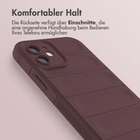 imoshion EasyGrip Back Cover für das iPhone 12 - Aubergine