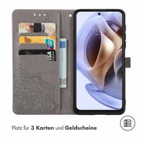 imoshion Mandala Klapphülle Motorola Moto G14 - Grau