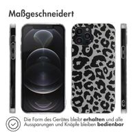 imoshion Design Hülle für das iPhone 12 (Pro) - Leopard Transparent