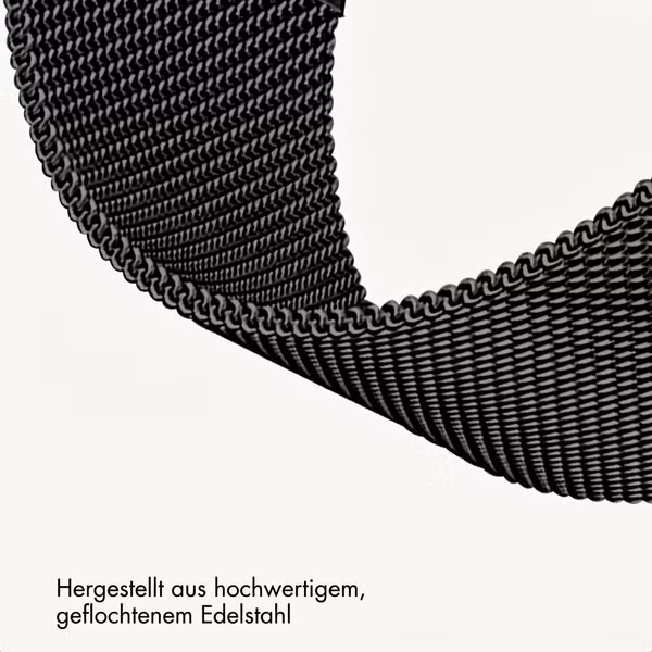 imoshion Mailändische Magnetarmband -   Universelle 22 mm Anschluss - Schwarz
