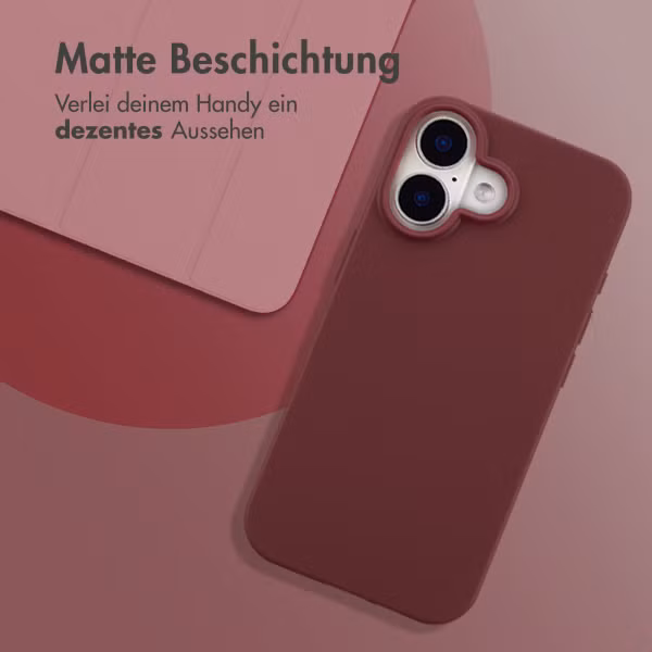 imoshion TPU Color Cover iPhone 16 - Wine Red