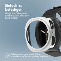 imoshion Bumper Hard Case für das Samsung Galaxy Watch 8 (44 mm) - Silber