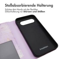 imoshion Design Klapphülle für das Google Pixel 8a - Purple Marble