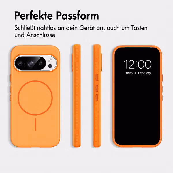imoshion Color Backcover mit Thin MagSafe Ring Google Pixel 11 / 11 Pro / 10 / 10 Pro - Orange