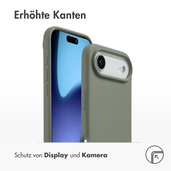 Accezz Liquid Silikoncase mit MagSafe Apple iPhone Air - Cooper Green